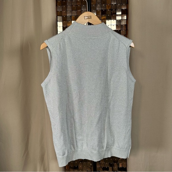 TANJAY TANK TOP WITH METALLIC FLECK 20” PTP + STRETCH - Picture 9 of 13